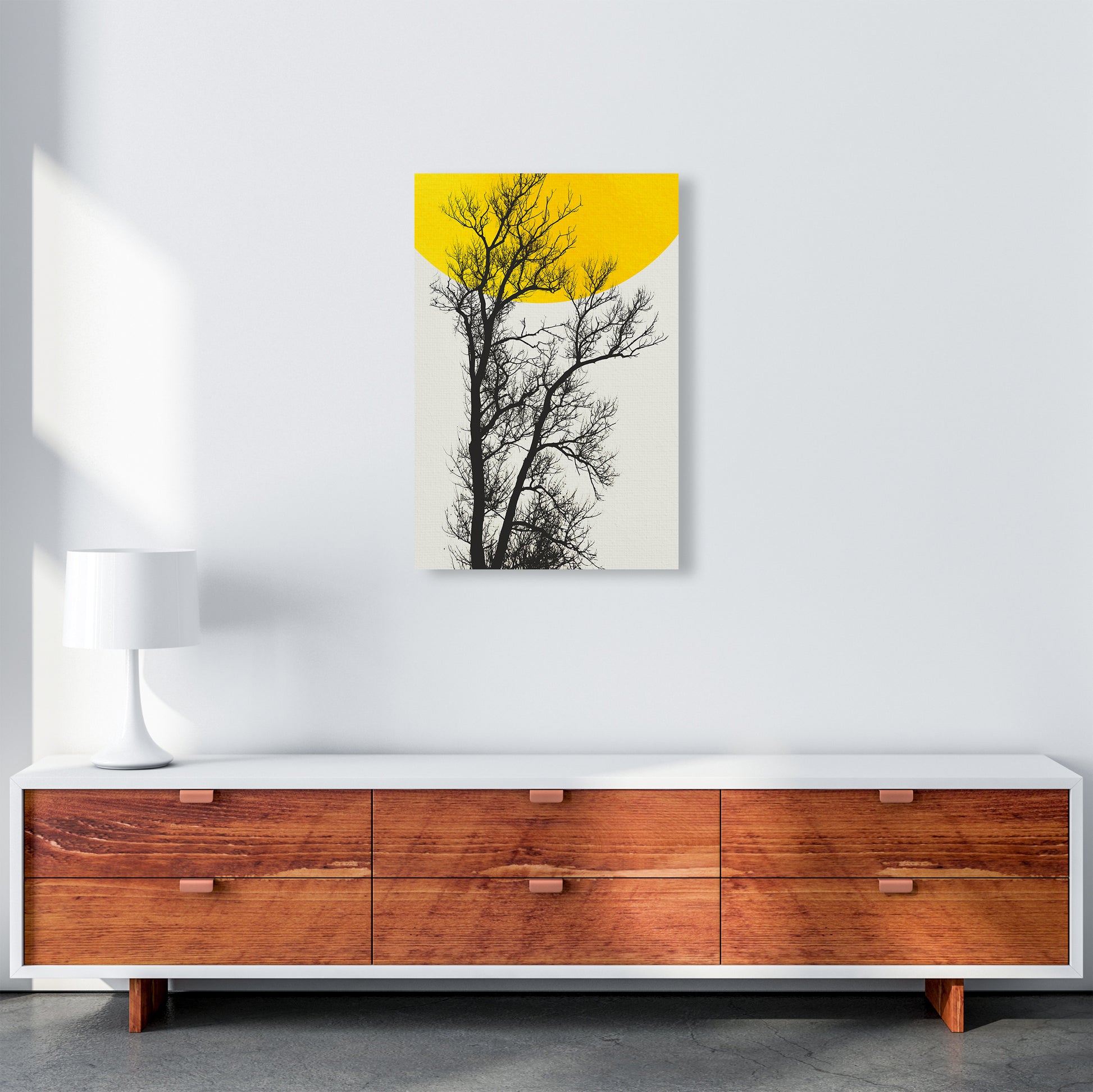 Autumn Memories Contemporary Art Print by Kubistika A2 Canvas
