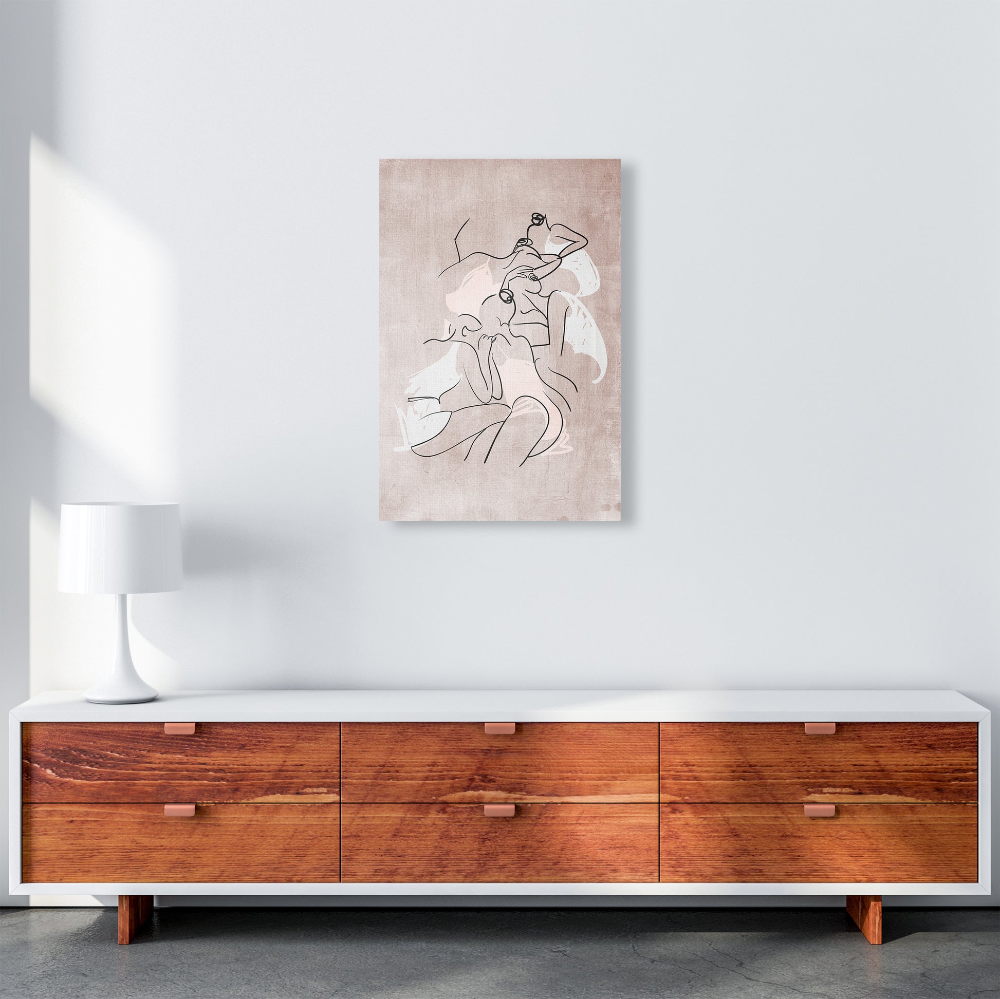 Les Femmes Fatales Contemporary Art Print by Kubistika A2 Canvas