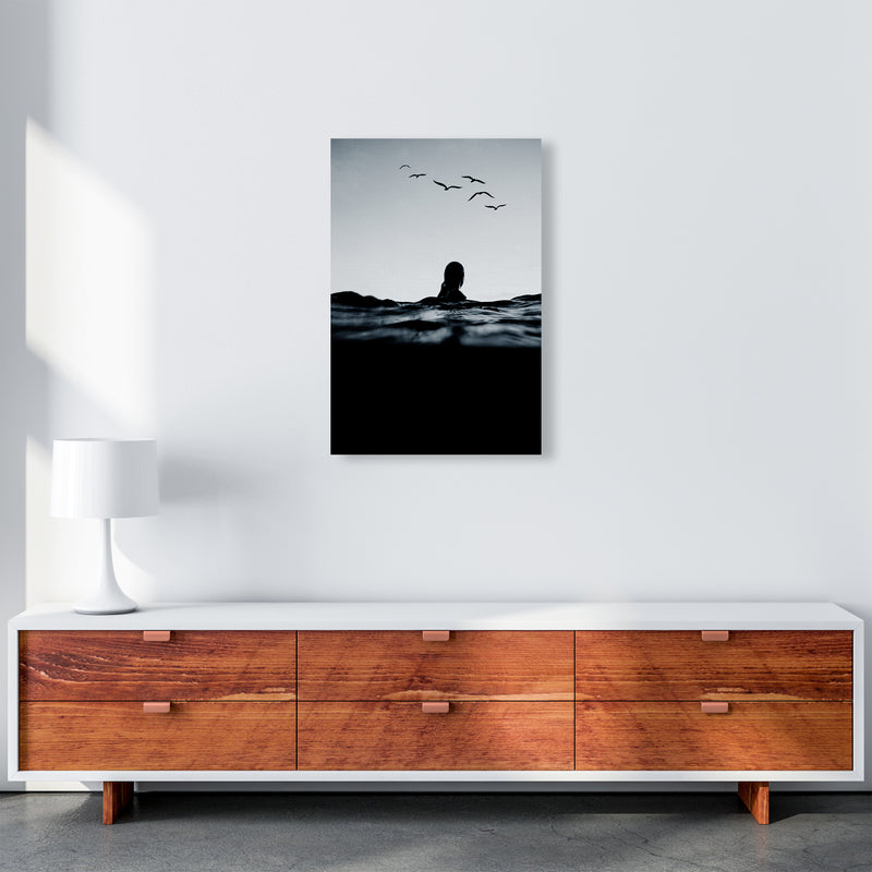 Floating Beach Photography Art Print by Kubistika A2 Canvas