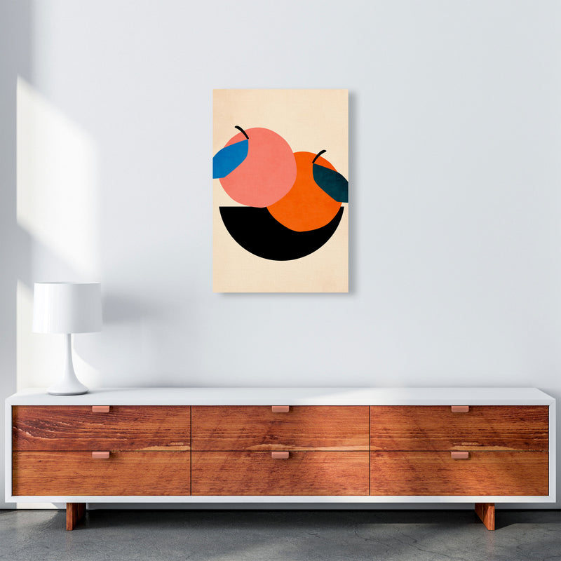 Two Apples Art Print by Kubistika A2 Canvas