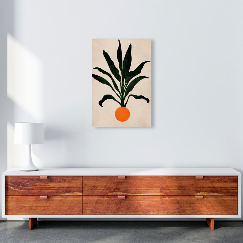 Pumpkin Portrait Art Print by Kubistika A2 Canvas