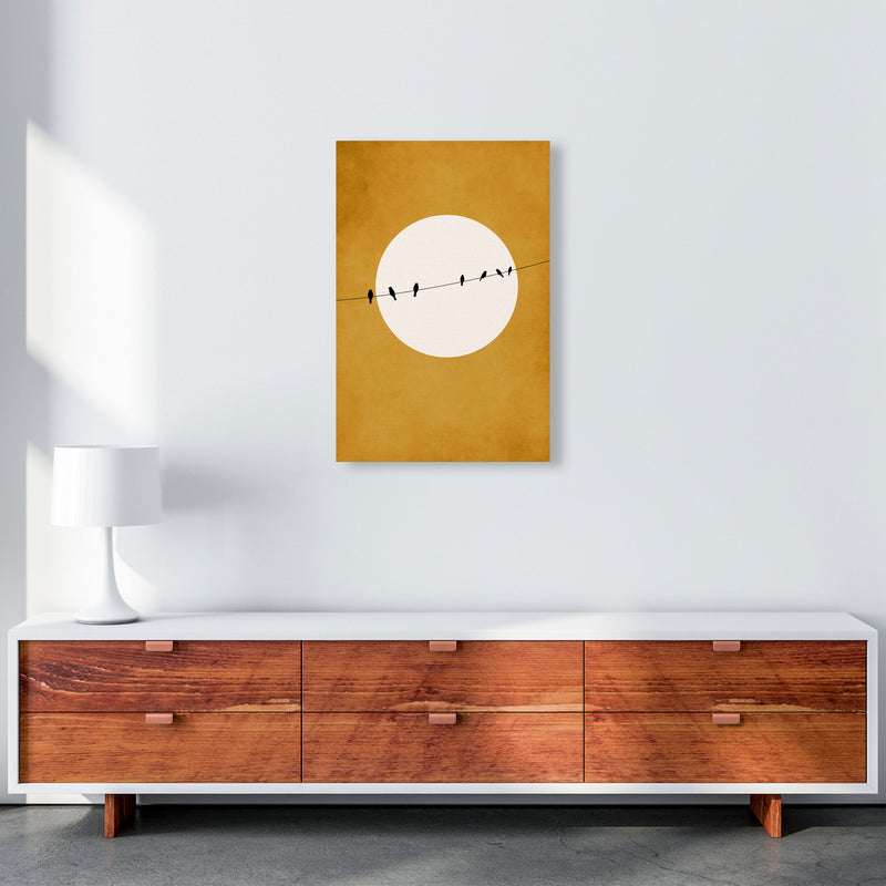 Chirping And Chilling (At Night) Art Print by Kubistika A2 Canvas