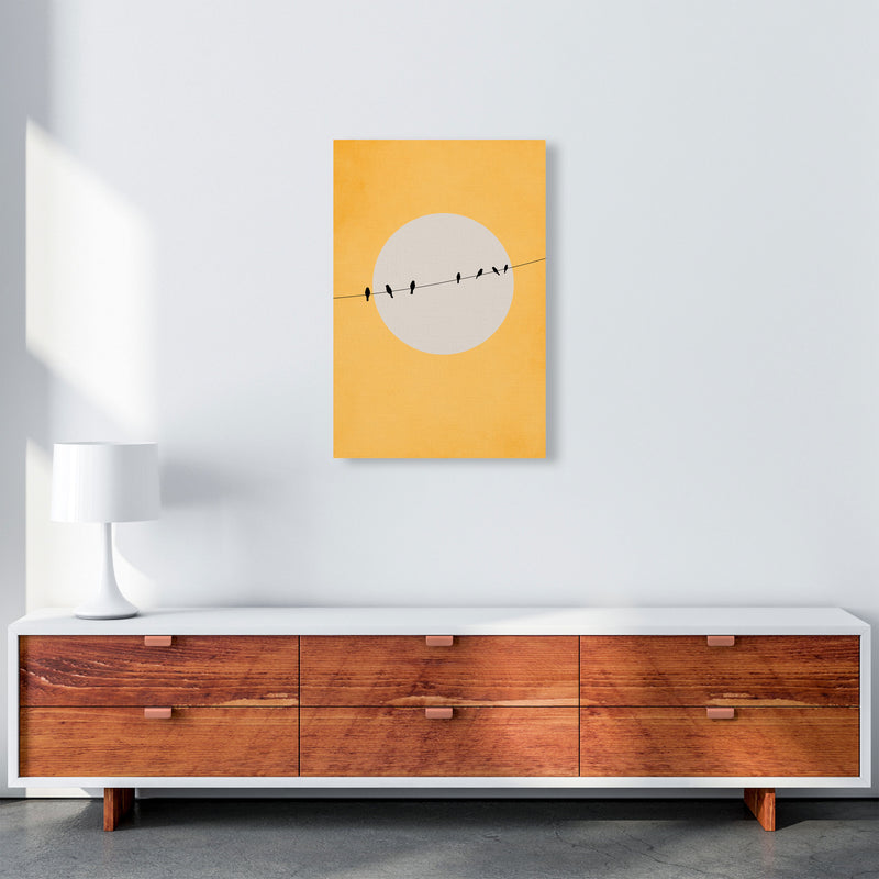 Chirping And Chilling (At Day) Art Print by Kubistika A2 Canvas