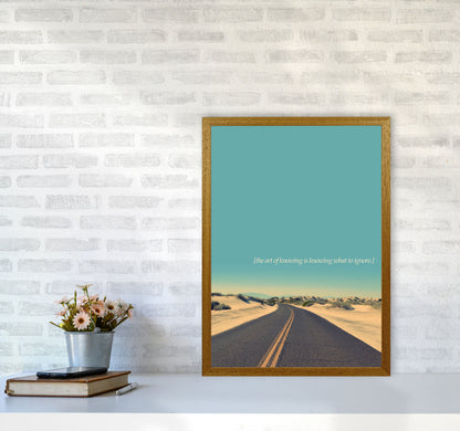 The Art Of Knowing Landscape Contemporary Art Print by Kubistika A2 Print Only