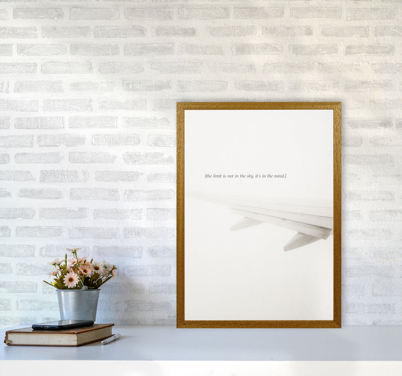 No Limits Quote Contemporary Art Print by Kubistika A2 Print Only