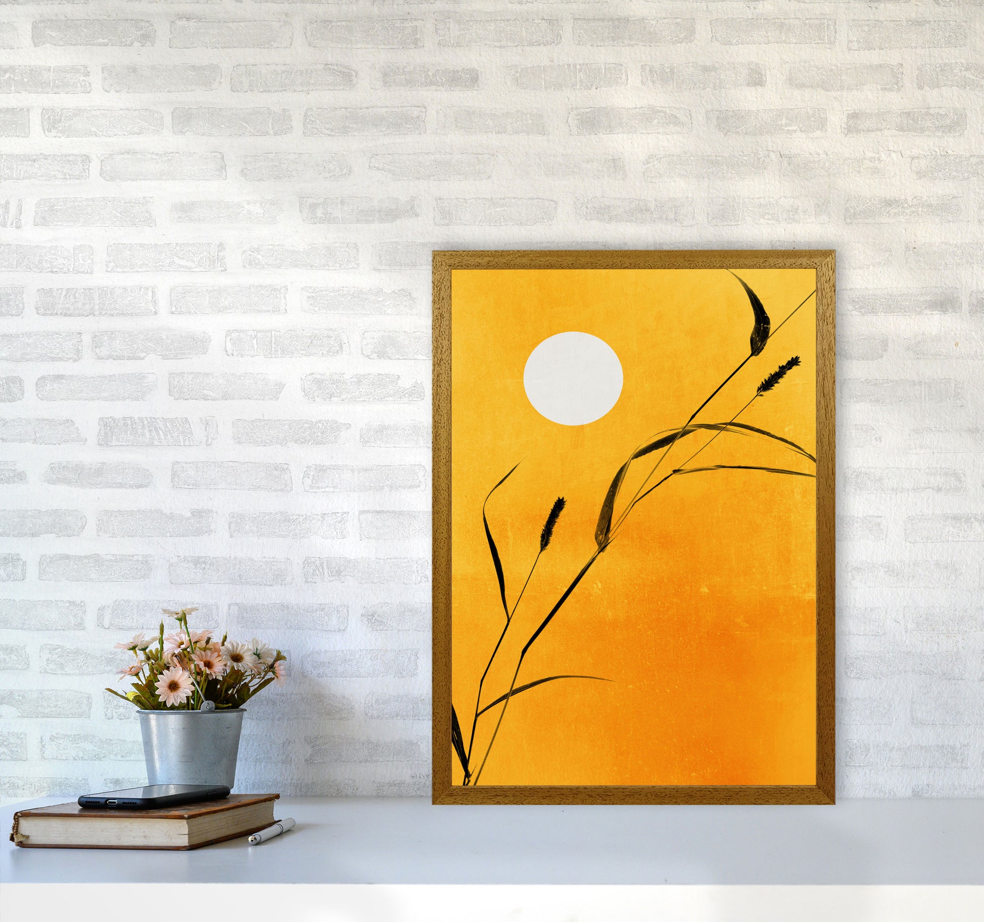 Sunny Days Contemporary Art Print by Kubistika A2 Print Only