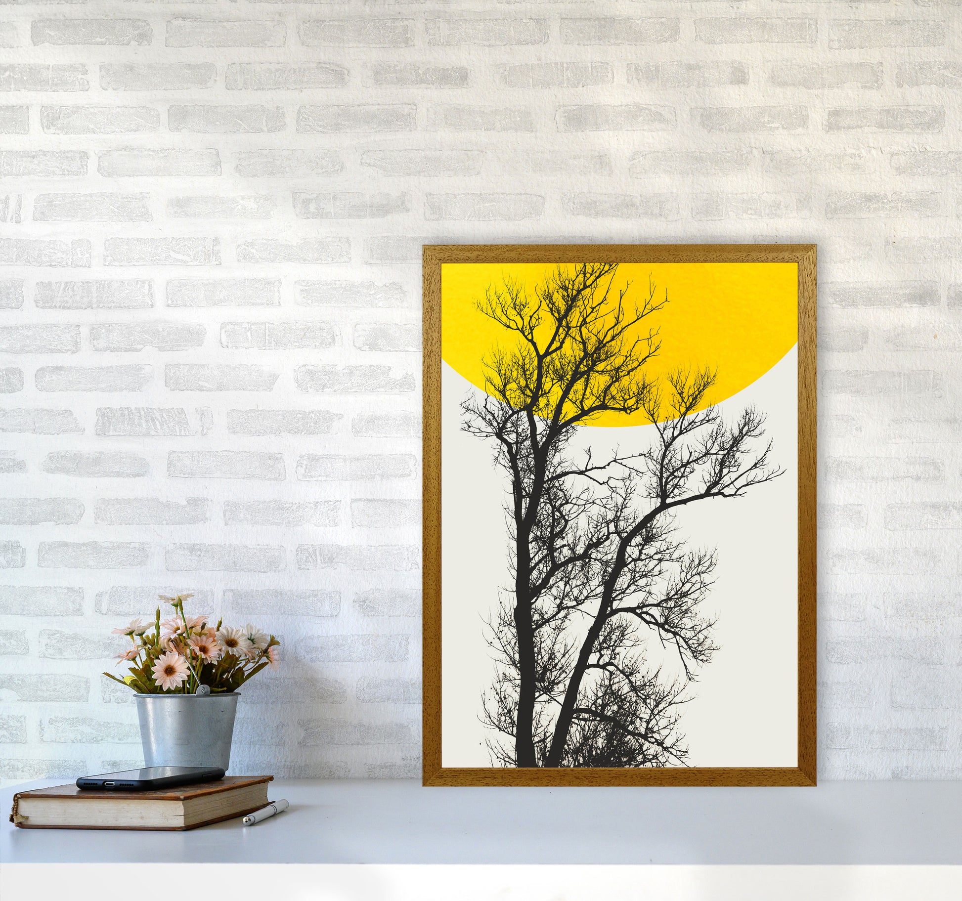 Autumn Memories Contemporary Art Print by Kubistika A2 Print Only