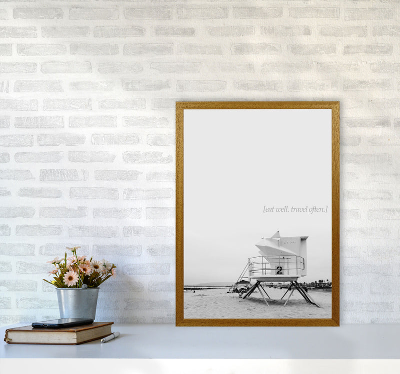 Eat Well Travel Often Photography Art Print by Kubistika A2 Print Only