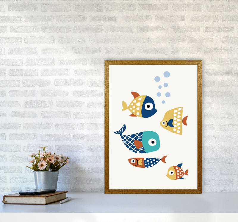 Little Friends Childrens Nursery Art Print by Kubistika A2 Print Only