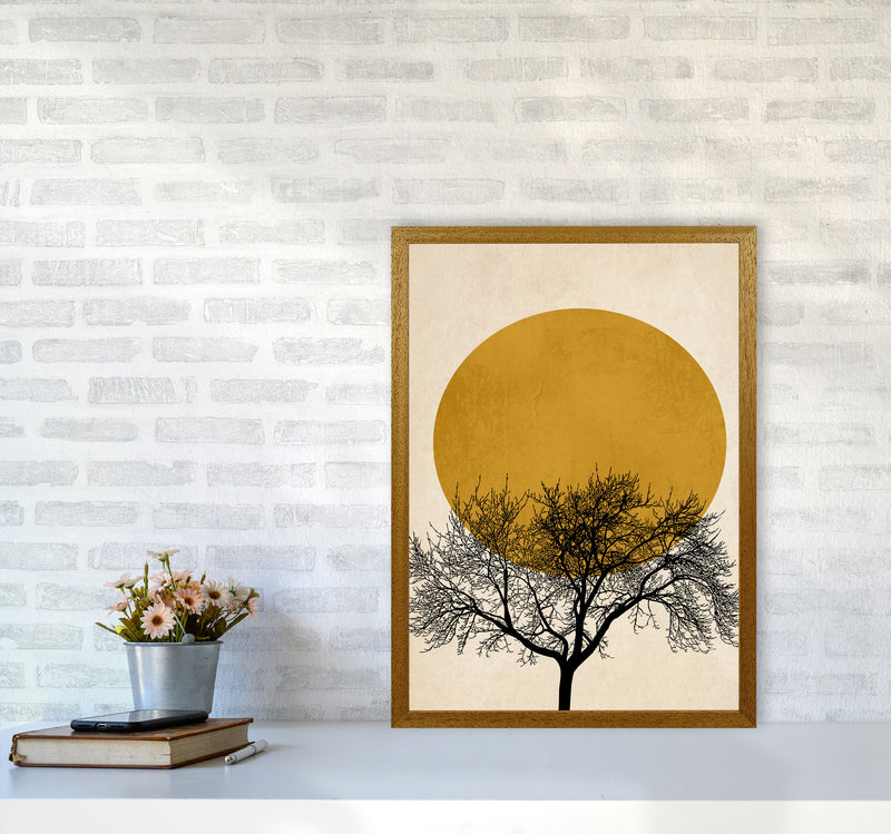 A Beautiful Winter Morning Modern Contemporary Art Print by Kubistika A2 Print Only