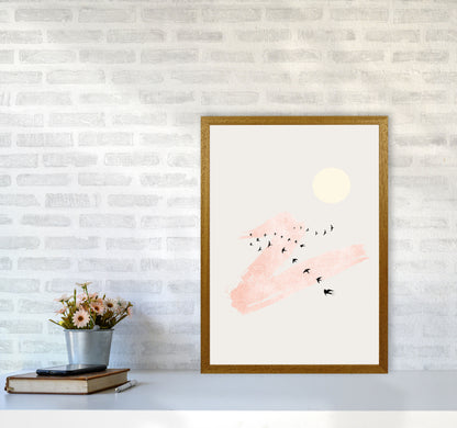 Sun and Heaven Art Print by Kubistika A2 Print Only
