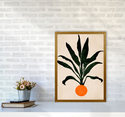 Pumpkin Portrait Art Print by Kubistika A2 Print Only