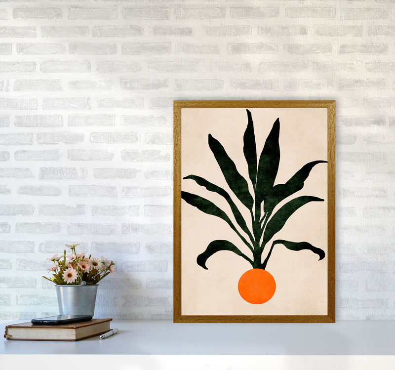 Pumpkin Portrait Art Print by Kubistika A2 Print Only