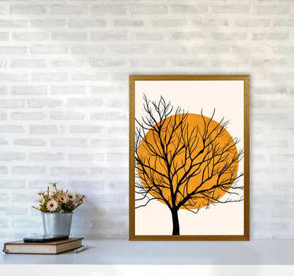 Hiding Sun Art Print by Kubistika A2 Print Only