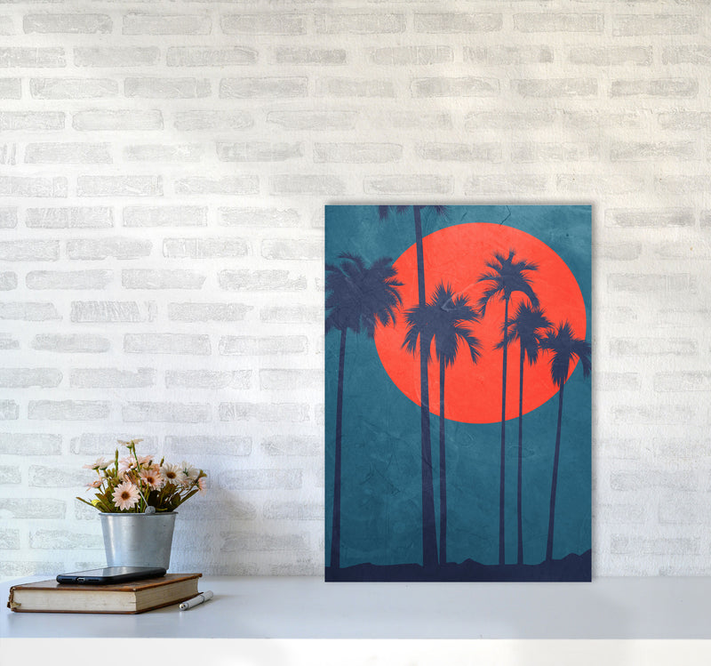 Cote d´Azur Photography Art Print by Kubistika A2 Black Frame