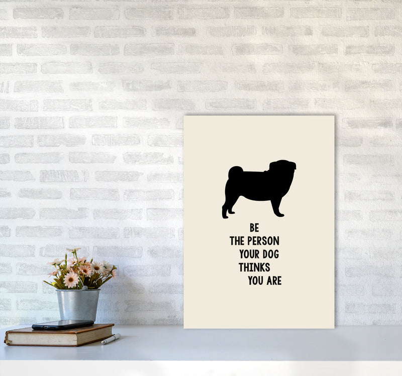 Be Kind Quote Art Print by Kubistika A2 Black Frame