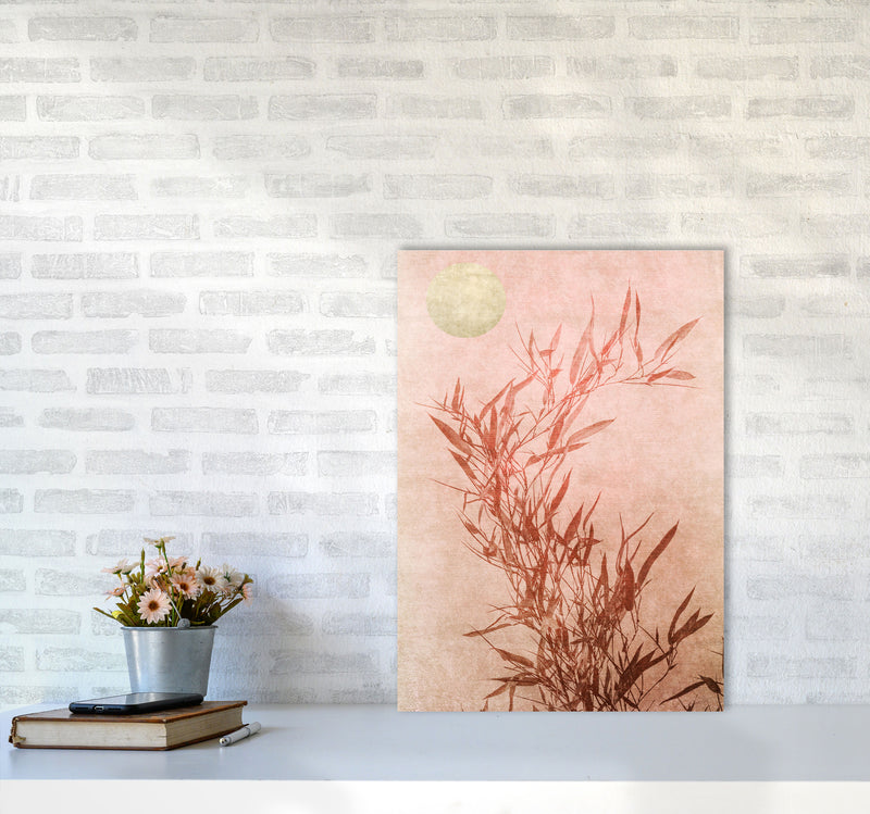Sentimental Touch Contemporary Art Print by Kubistika A2 Black Frame