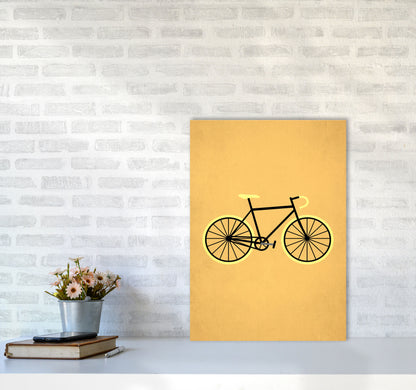 Bicycle Love Modern Art Print by Kubistika A2 Black Frame