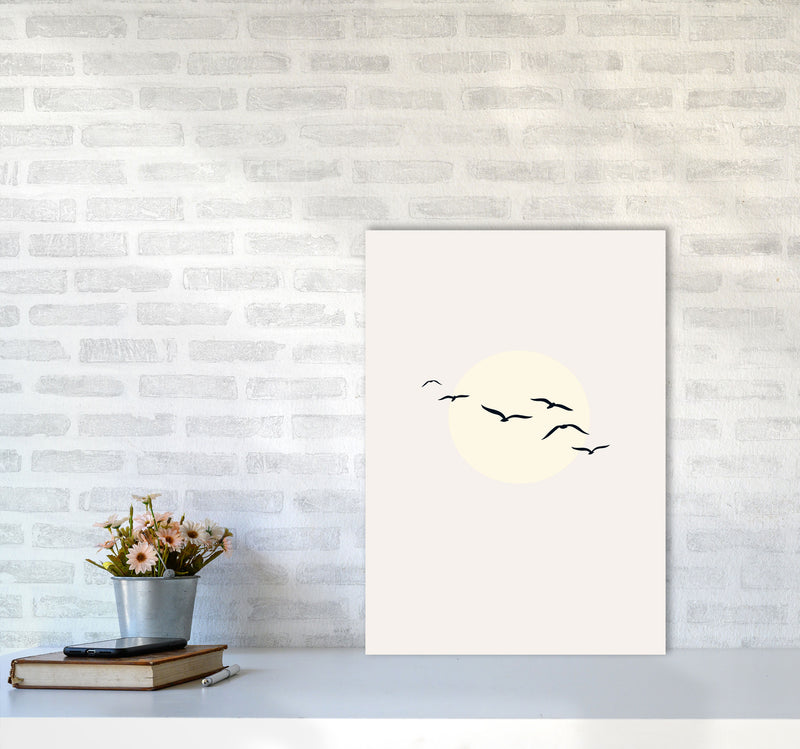 Adorable Skies Contemporary Art Print by Kubistika A2 Black Frame