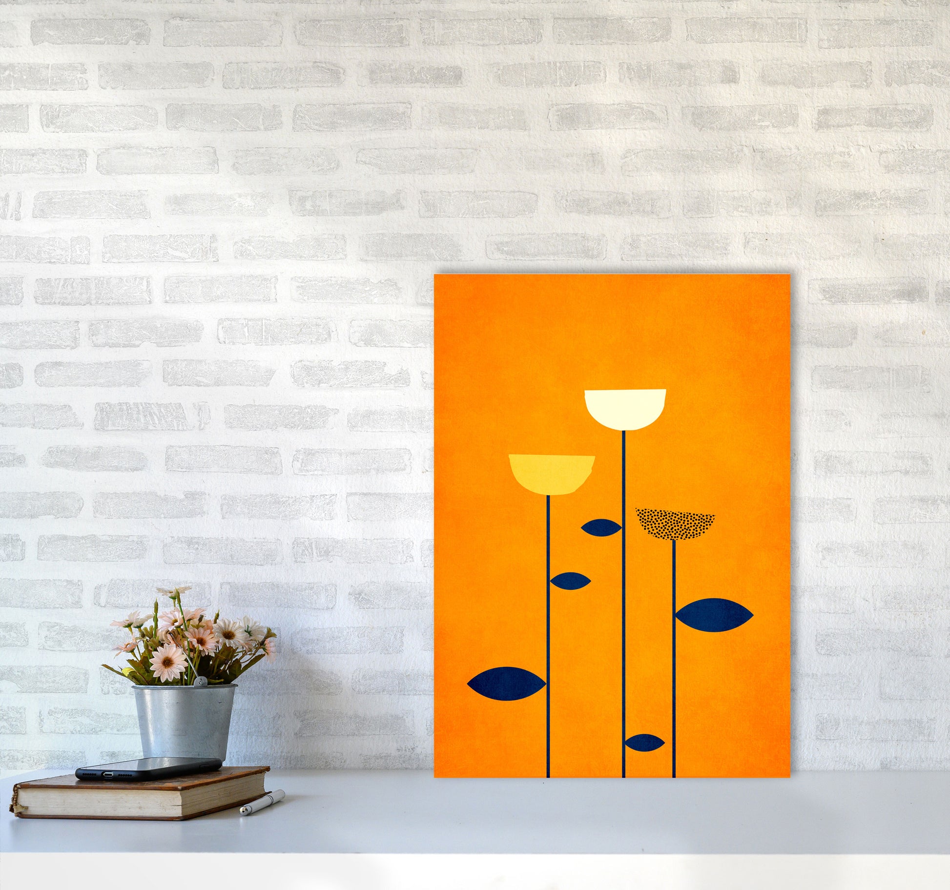 We are family Contemporary Art Print by Kubistika A2 Black Frame