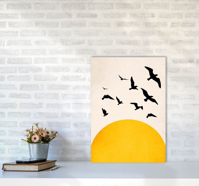 Wings To Fly X Art Print by Kubistika A2 Black Frame