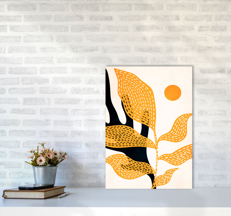 Van Gogh`s Garden Art Print by Kubistika A2 Black Frame