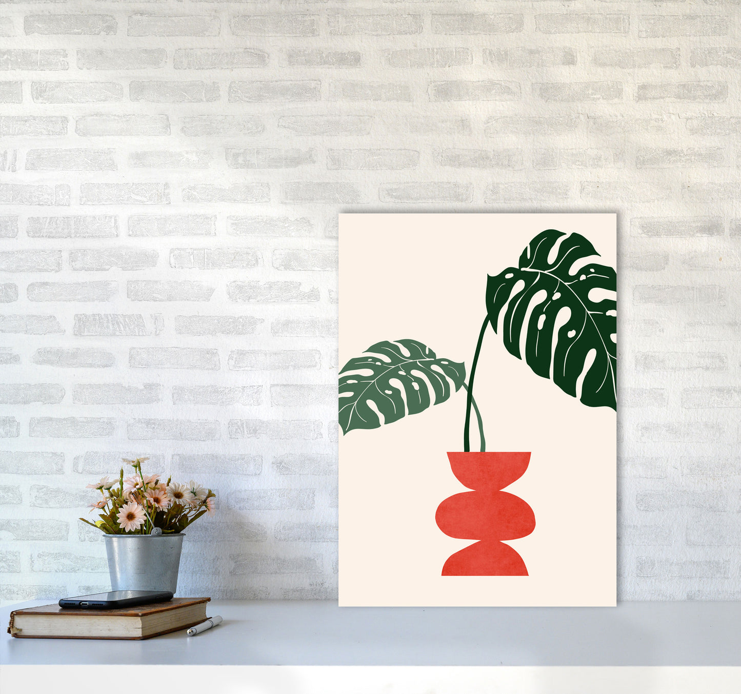 Sweet Days Y Art Print by Kubistika A2 Black Frame