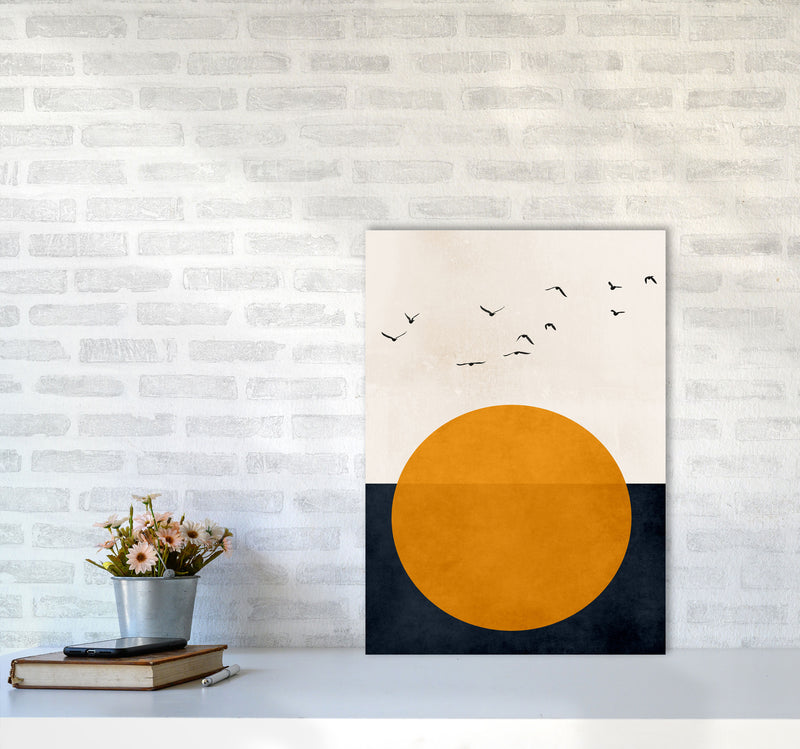 Melody Of Life Art Print by Kubistika A2 Black Frame