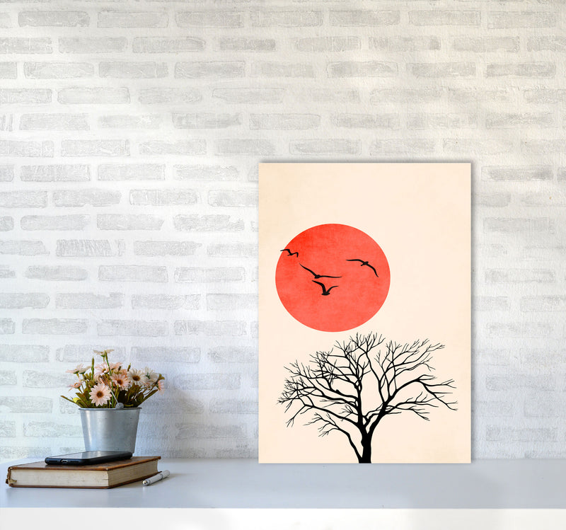 Fly Art Print by Kubistika A2 Black Frame
