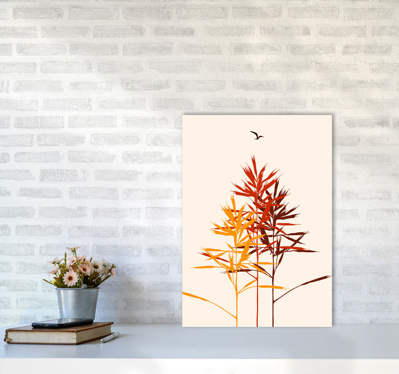 Above The Fields Art Print by Kubistika A2 Black Frame