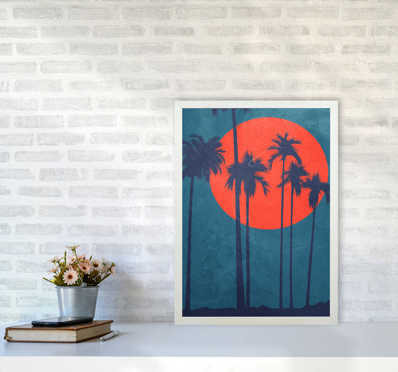 Cote d´Azur Photography Art Print by Kubistika A2 Oak Frame