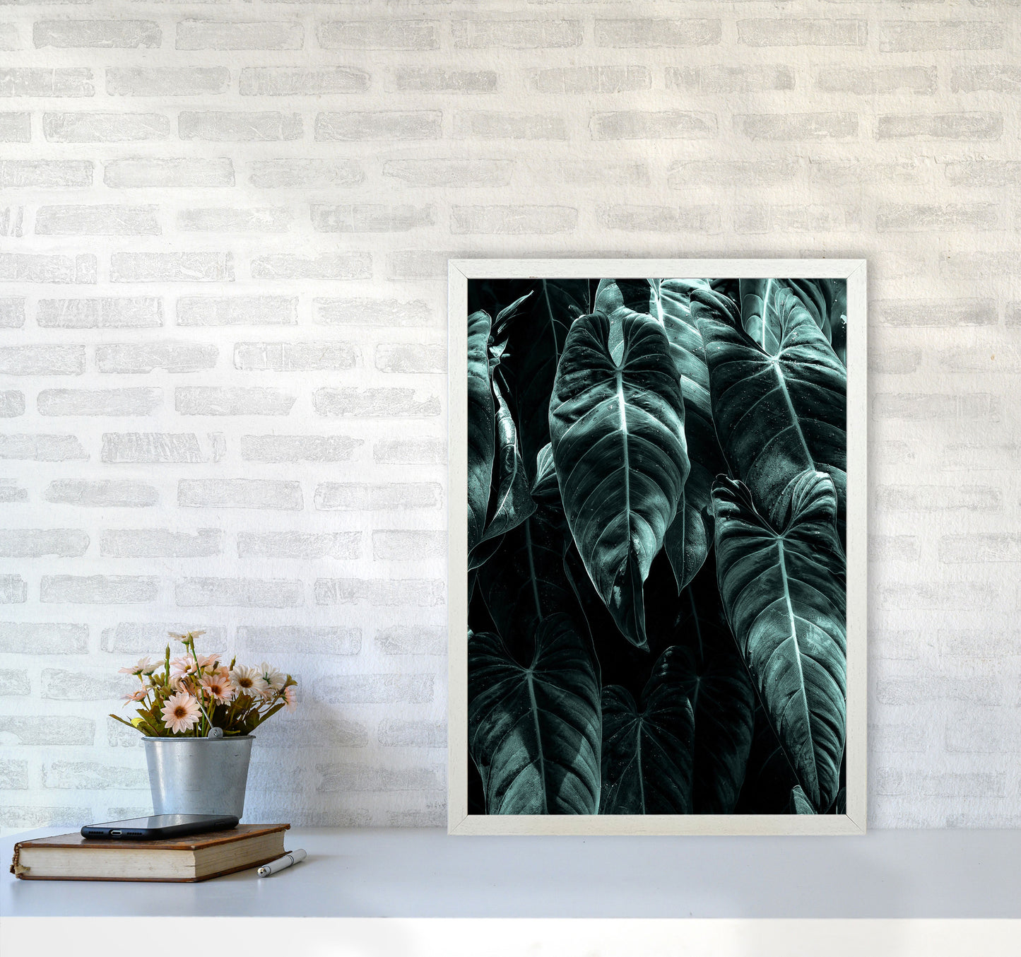 The Jungle Photography Art Print by Kubistika A2 Oak Frame