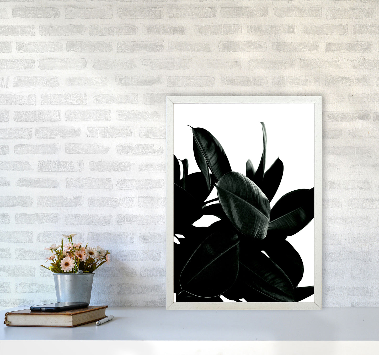 Dark Tree Photography Art Print by Kubistika A2 Oak Frame