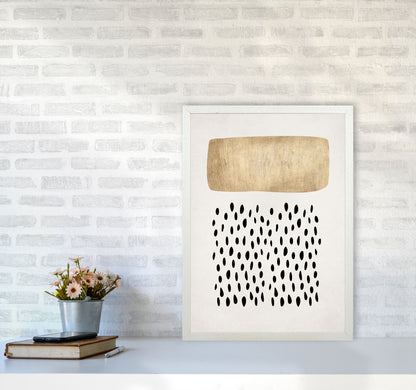 Opus No Contemporary Art Print by Kubistika A2 Oak Frame