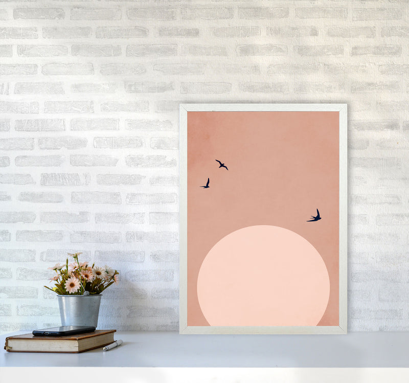 The Beauty Of Life Art Print by Kubistika A2 Oak Frame