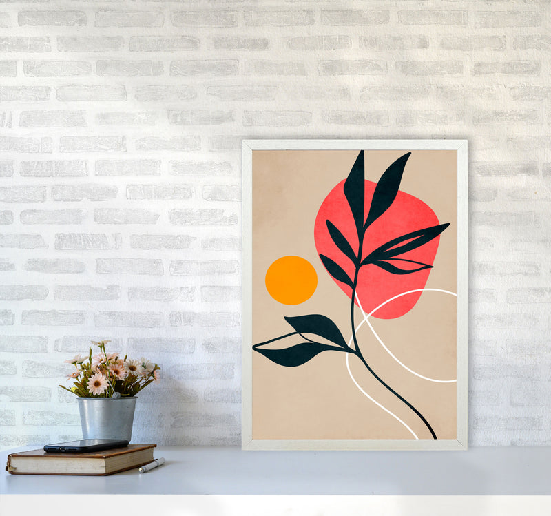Memento Art Print by Kubistika A2 Oak Frame