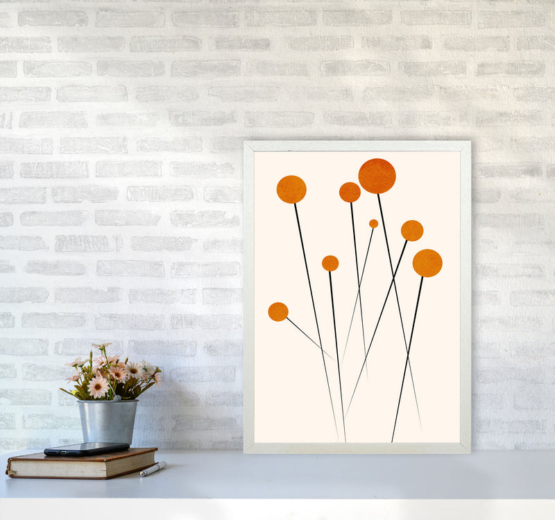 Dreaming Daisies Art Print by Kubistika A2 Oak Frame