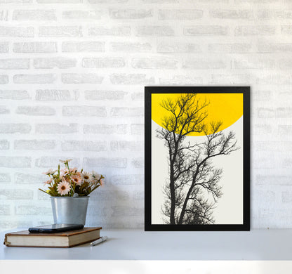 Autumn Memories Contemporary Art Print by Kubistika A3 White Frame
