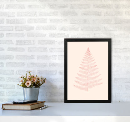 Botanica Minimalistica - ROUGE Modern Art Print by Kubistika A3 White Frame