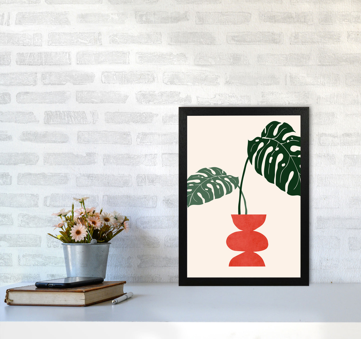 Sweet Days Y Art Print by Kubistika A3 White Frame