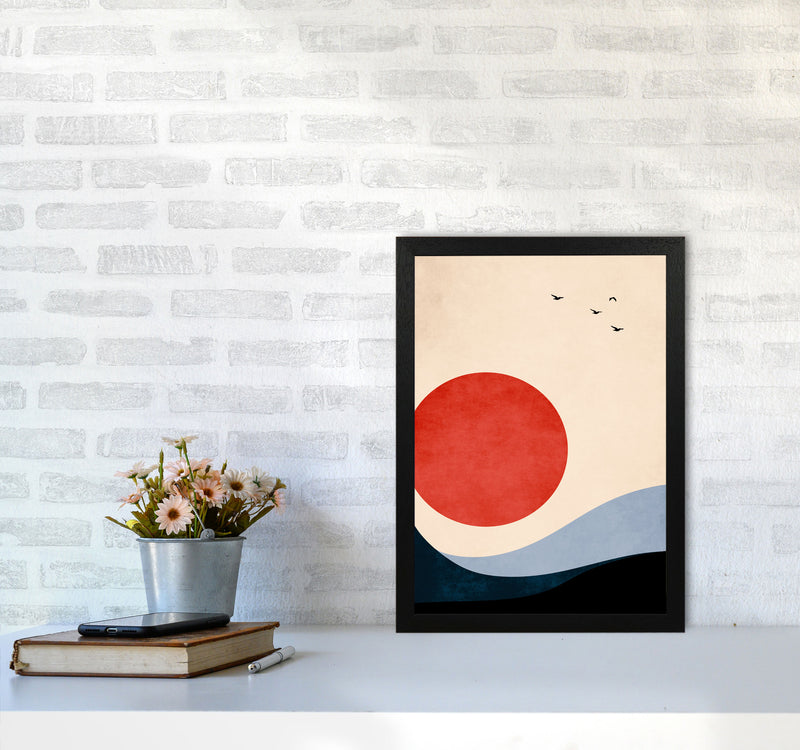 Seaside Memories Art Print by Kubistika A3 White Frame