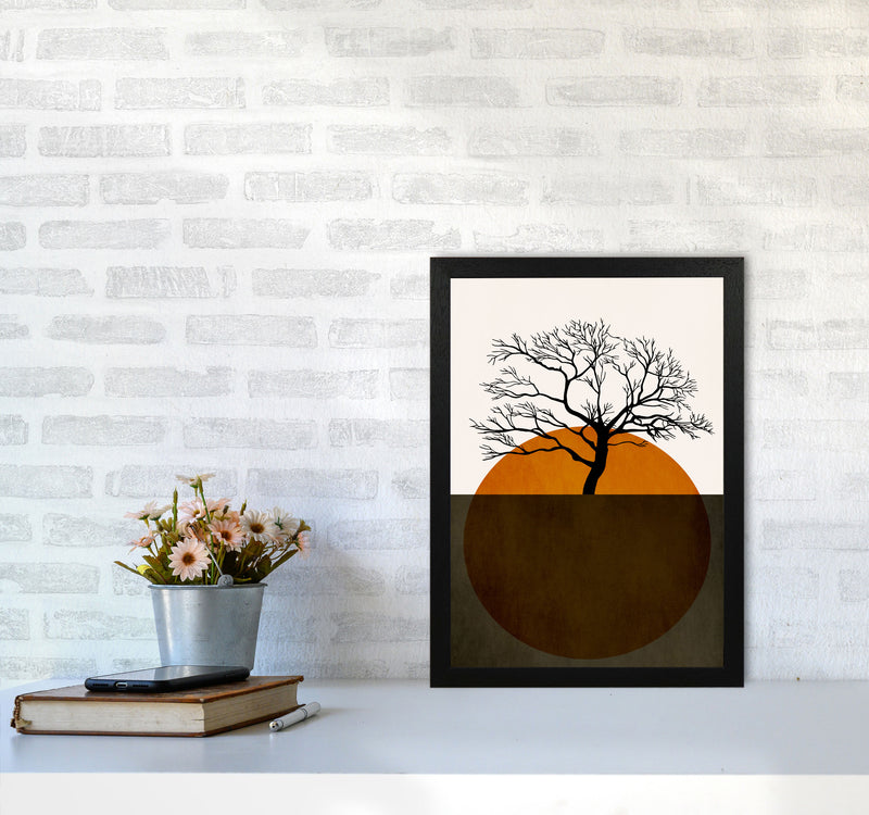 Sunny Days Of Silence Art Print by Kubistika A3 White Frame