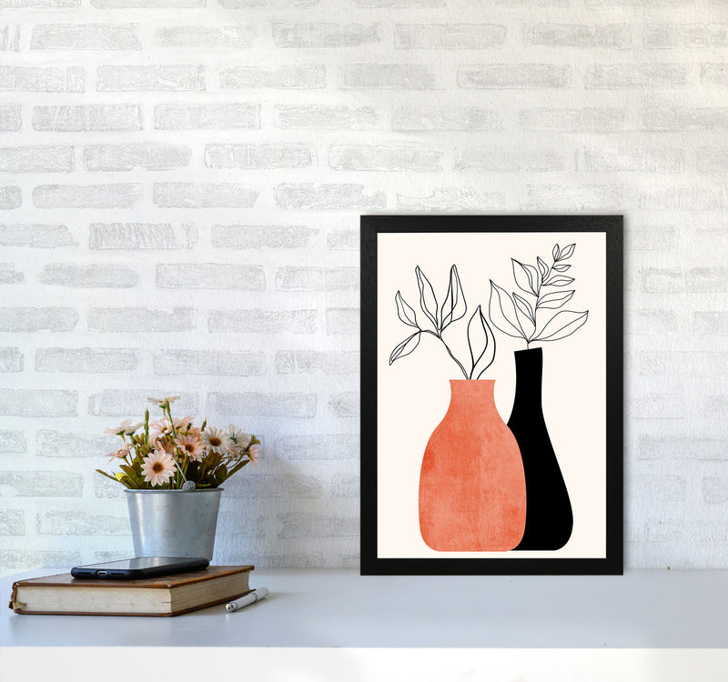 Madame & Monsieur Art Print by Kubistika A3 White Frame