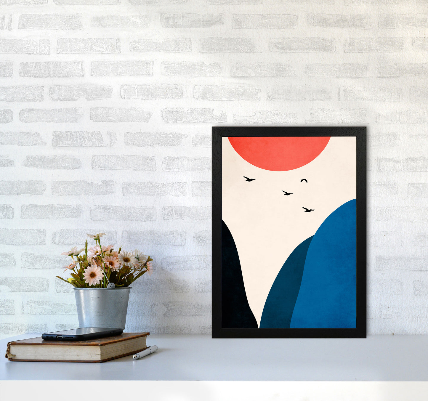 Innocent Days Art Print by Kubistika A3 White Frame