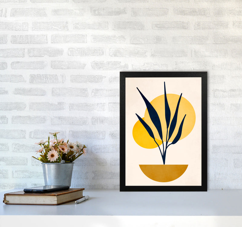 Copenhagen No.5 Art Print by Kubistika A3 White Frame