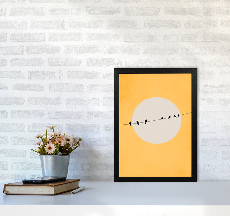 Chirping And Chilling (At Day) Art Print by Kubistika A3 White Frame