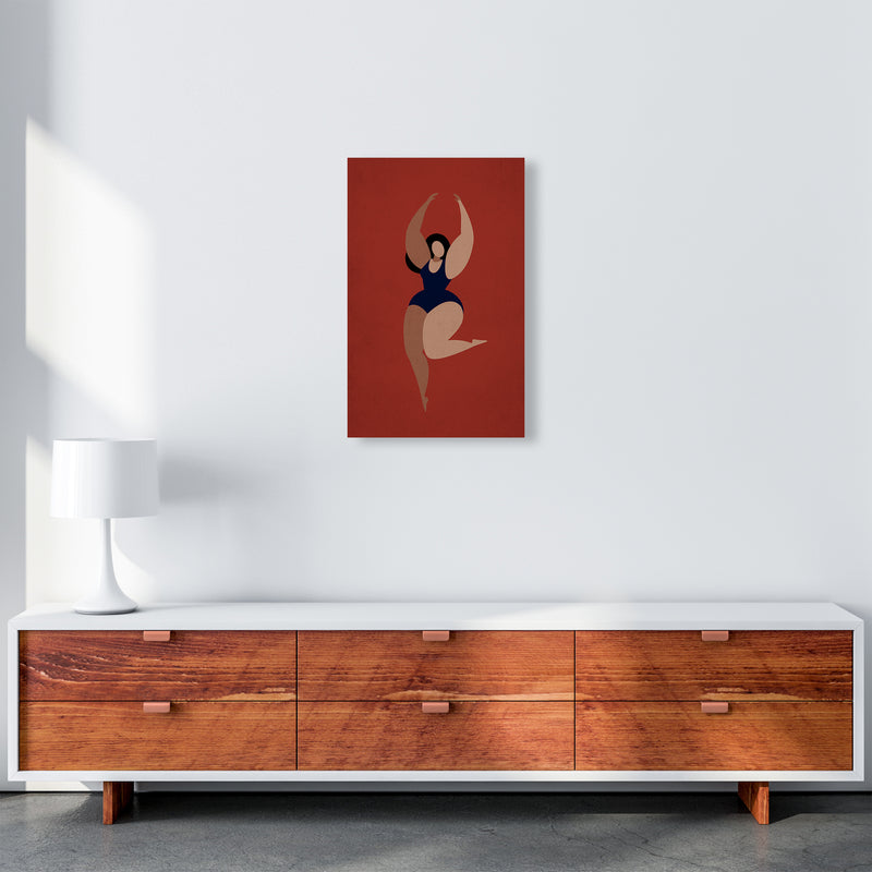 Prima Ballerina Vintage Art Print by Kubistika A3 Canvas