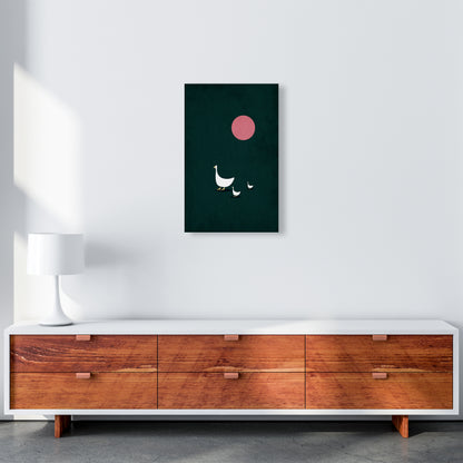 Sunny Side Of Life Contemporary Art Print by Kubistika A3 Canvas