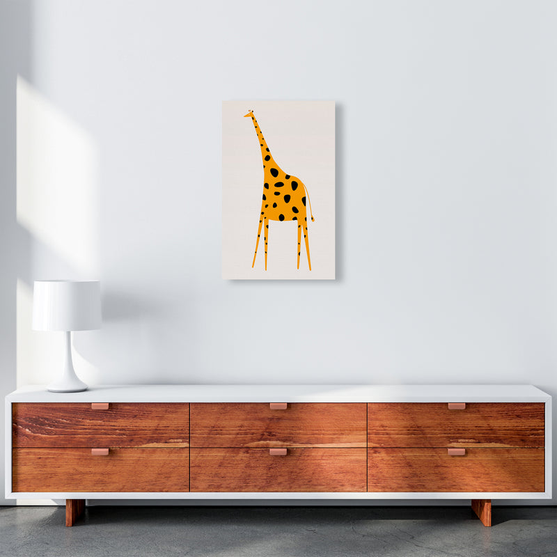Cute Griraffe Nursery Art Print by Kubistika A3 Canvas