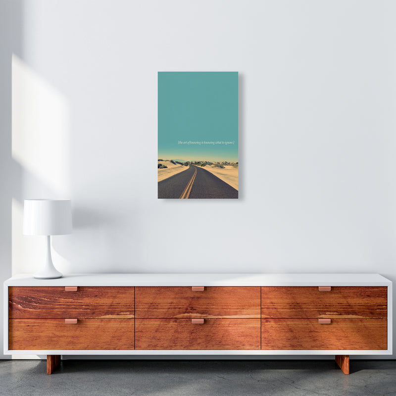 The Art Of Knowing Landscape Contemporary Art Print by Kubistika A3 Canvas